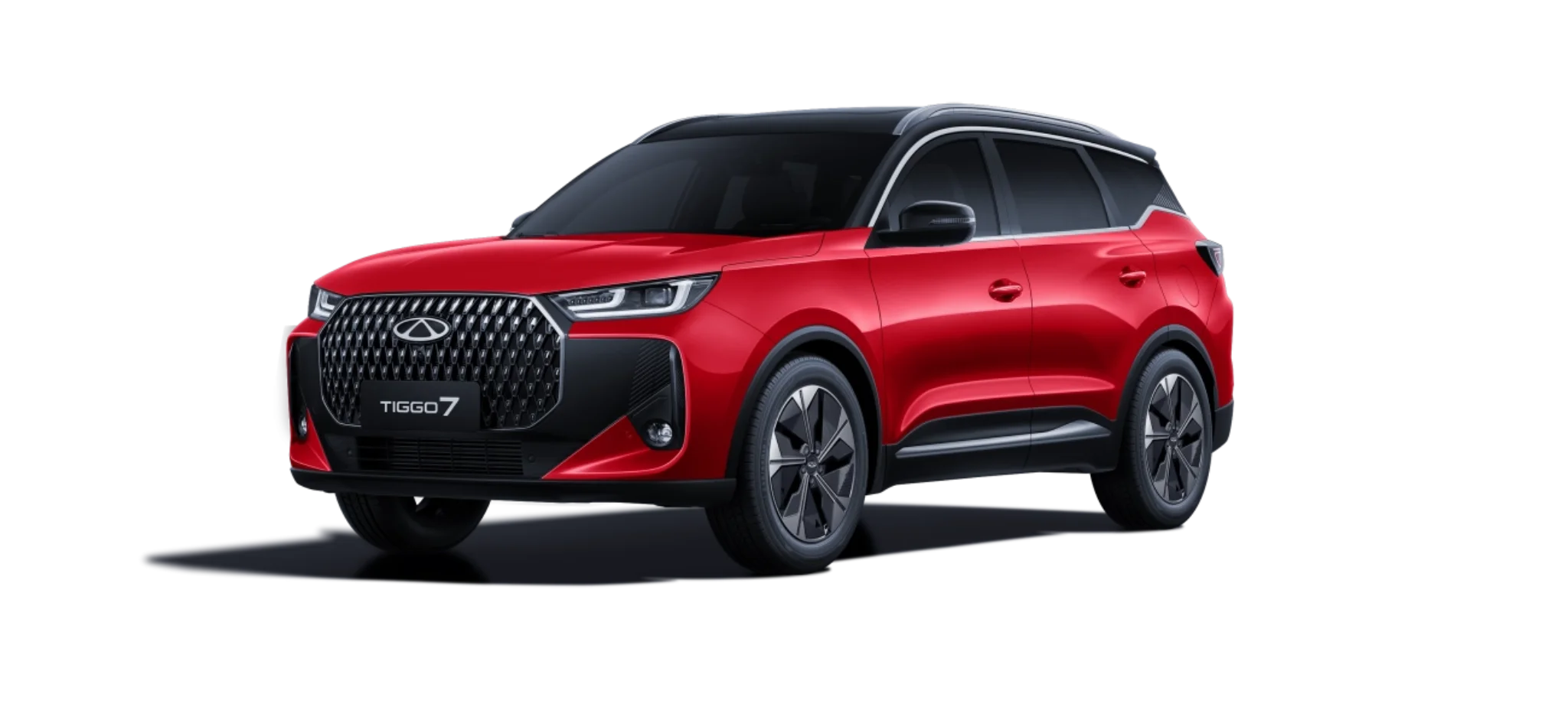 Red with Black Roof