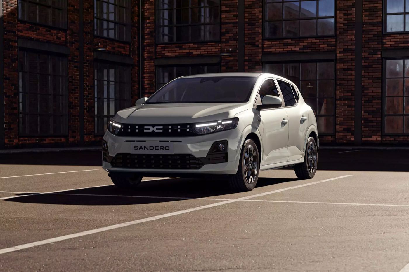 Frontdesign des Dacia Sandero