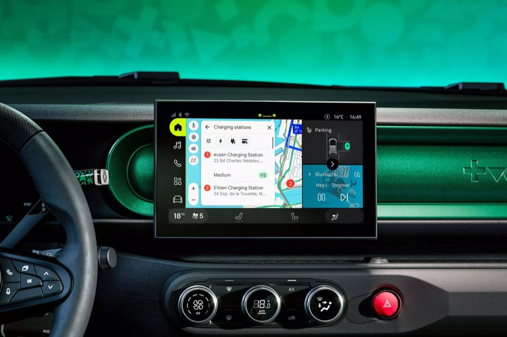 Google Maps im Renault Twingo