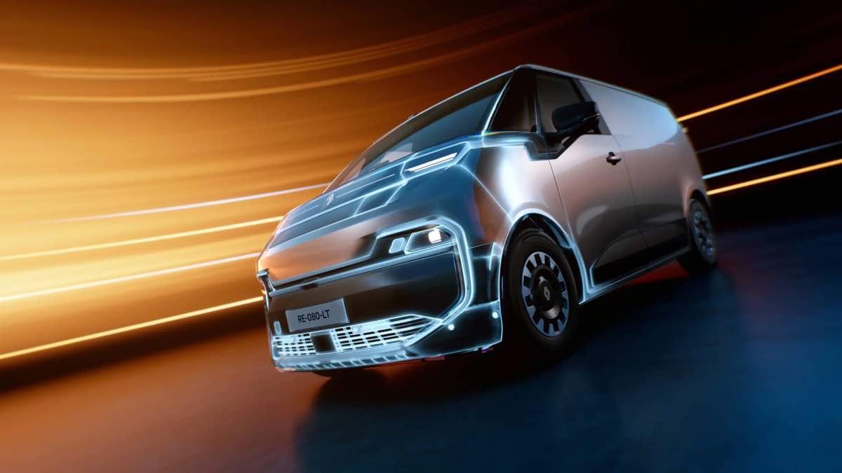 Vernetzter Renault Trafic Van E-Tech Electric